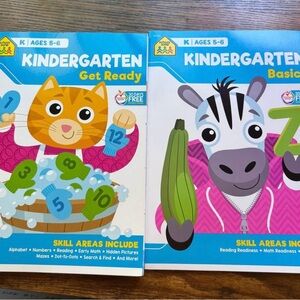 Kindergarten Get Ready & Basics Activity Books NEW